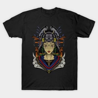 The geisha illustration T-Shirt